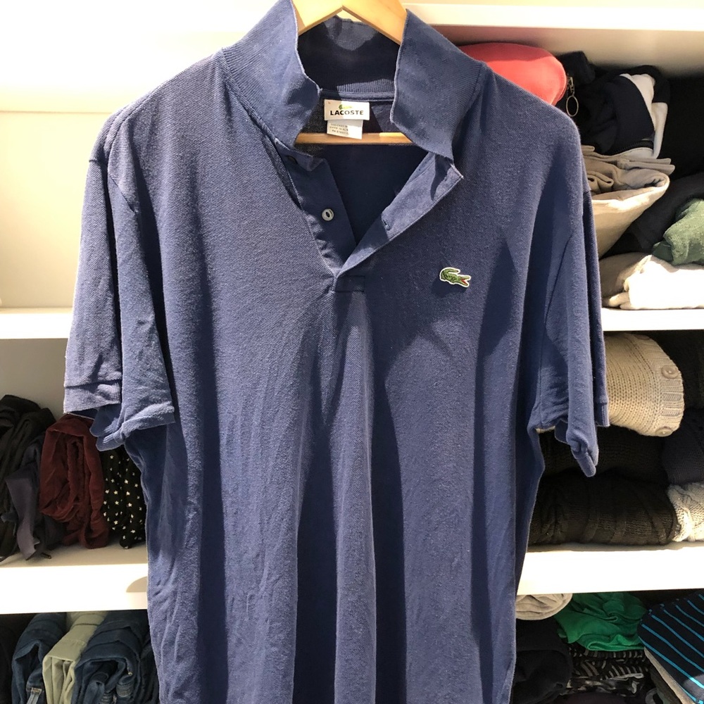 Lacoste Men’s Blue Polo Size 5